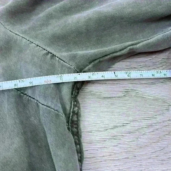 Express Long Button Front V-Neck Dress Size M - Picture 7 of 11